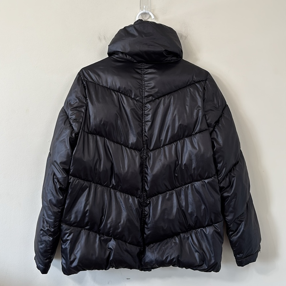 Sam Edelman Quilted Puffer Jacket Black Size Medium - Picture 7 of 10